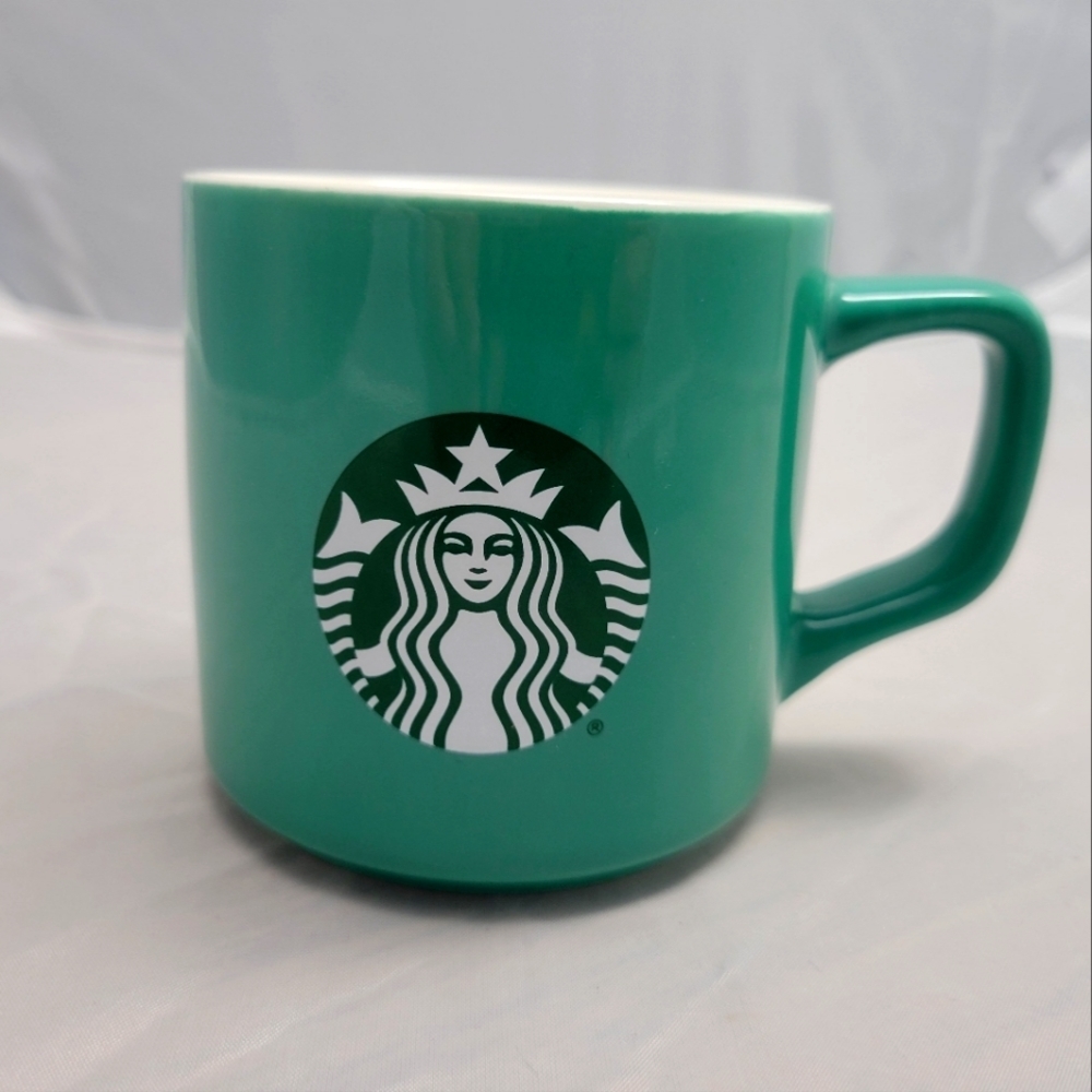Starbucks Green Mug Mermaid Green White Logo Ceramic Coffee Mug Tea Cup 2021